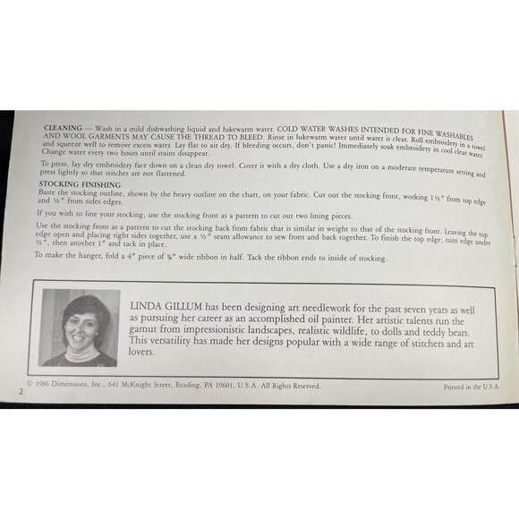 Dimensions Linda Gillman Santa Helpers book 3, patterns - Picture 4 of 4